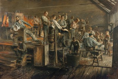 Hoviks glasfabrik af Wilhelm Peters