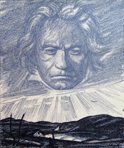 A Tribute to the Genius of Beethoven, illustration fra 