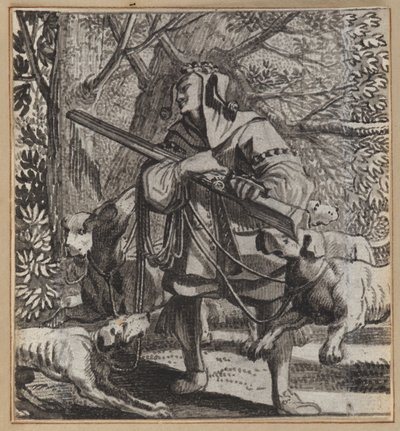 Jagt nar af Wilhelm Stettler