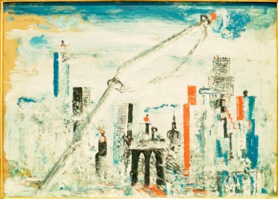 New York, Manhattan med kran af Wilhelm Thöny