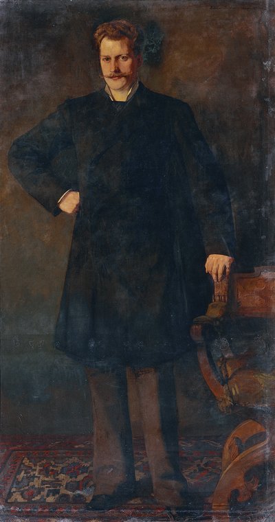 Kammersängeren Theodor Reichmann af Wilhelm Trübner