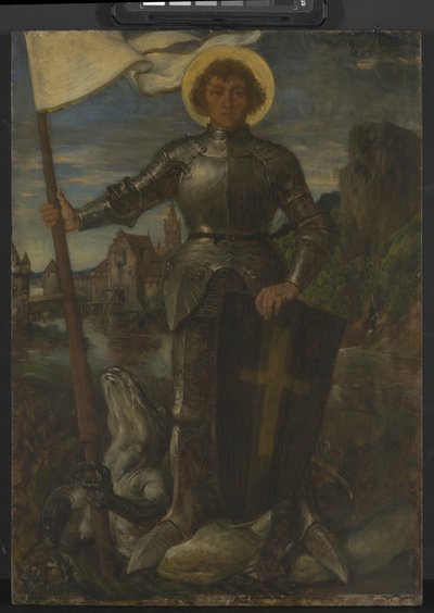 St. George (olie på panel) af Wilhelm Von Diez