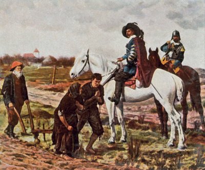Rekrutteringsfolk fra tiden under Trediveårskrigen af Wilhelm Werner Schuch