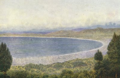 Table Bay fra Kloof Nek (farvelitografi) af Wilhelm Westhofen