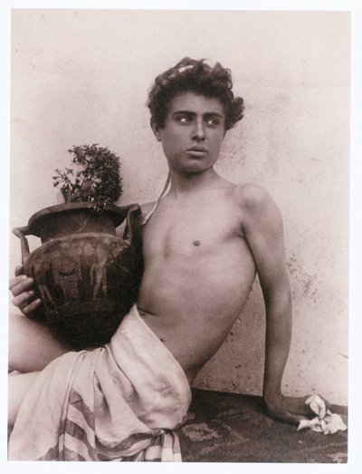 Portræt af en dreng (foto) af Wilhelm von Gloeden