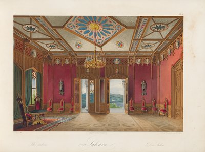 Oscarshal Saloon, 1852 af Wilhelm von Hanno