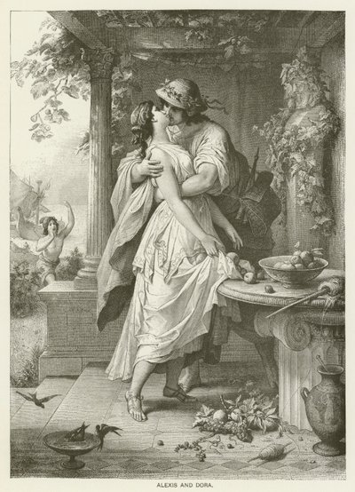 Alexis og Dora af Wilhelm von Kaulbach