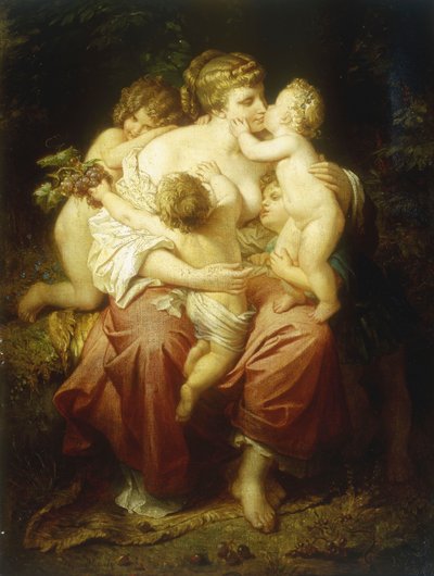 Velgørenhed af Wilhelm von Kaulbach