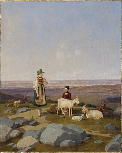 Tysk: Auf der Geisalm På Geisalm af Wilhelm von Kobell