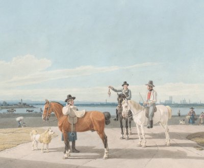 Ryttere nær München, 1830. af Wilhelm von Kobell