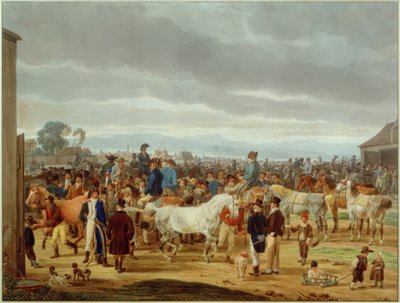 Hestemarked af Wilhelm von Kobell