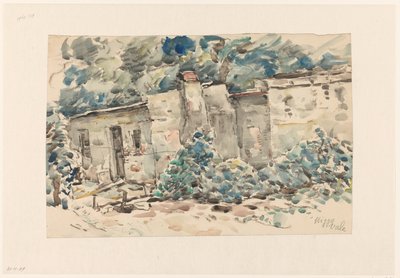 Sommerhus i Higgo Vale (?) af Wilhelmus Johannes Steenhoff