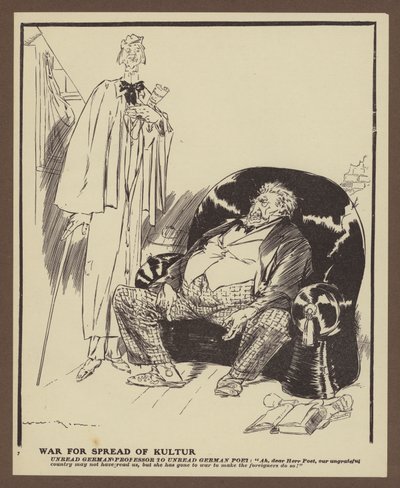 War for Spread of Kultur (litho) af Will Dyson