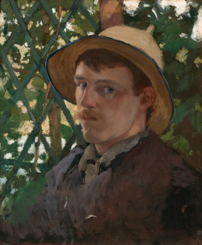 Selvportræt i Montigny, 1876. af Will H. Low