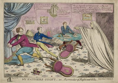 Mine fædres spøgelse, eller afgivelse af ret og titel, 1829 af Will Sparks