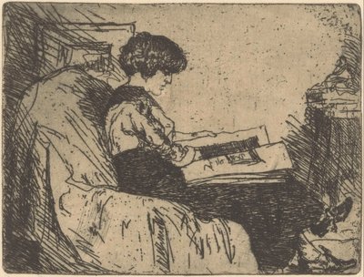 Portræt af Martha Grondhout-Heshusius af Willem Adrianus Grondhout (signed by artist)