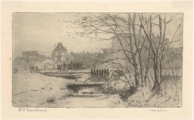 Spring (original titel på objekt) af Willem Adrianus Grondhout (signed by artist)
