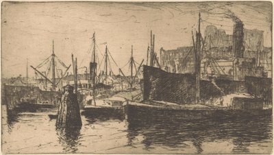Rotterdam (original titel på objektet) af Willem Adrianus Grondhout
