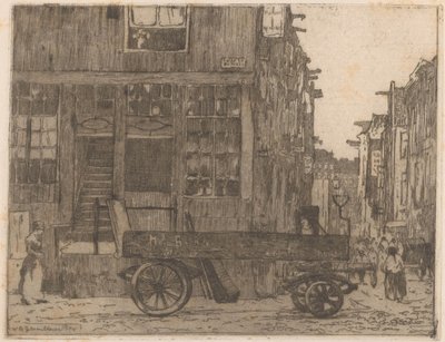 Zwanenburgwal i Amsterdam af Willem Adrianus Grondhout