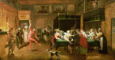 En underholdende harlekin af Willem Anthonissone Anthonis