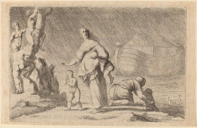 Noahs ark og oversvømmelsen af Willem Basse