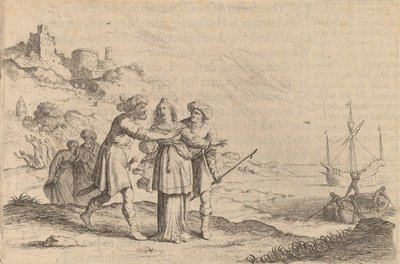 Bortførelsen af Europa, 1634. af Willem Basse