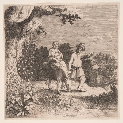 Flugten til Egypten af Willem Basse