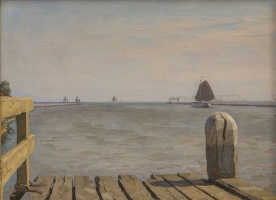Mole i Enkhuizen. 1918 af Willem Bastiaan Tholen