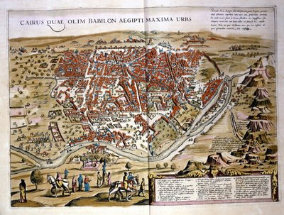 Cairo. Atlas af Wilhelm Blaeu, Amsterdam 1630. af Willem Blaeu