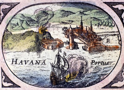 Havana, baseret på William Blaeus Atlas af Willem Blaeu
