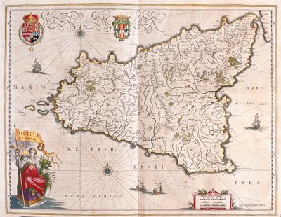 Øen Sicilien, Italien, i 