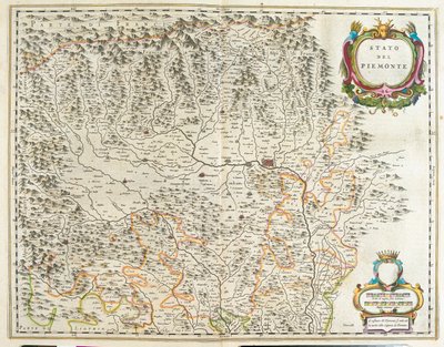 Piemont, Aosta-dalen og Ligurien, Italien, i 