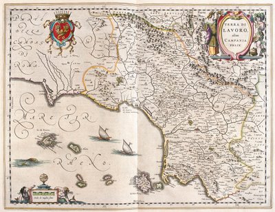 regionen Campania, Italien, i 