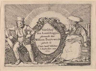Titelplade af Willem Buytewech