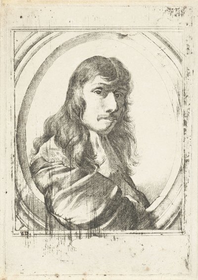 Selvportræt af Nicolaes van Helt Stockade af Willem Cornelis van Dijk