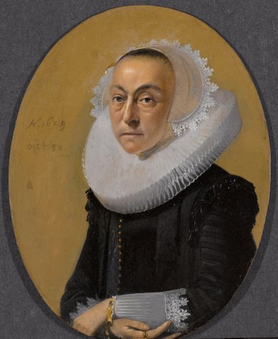 Portræt af en kvinde af Willem Cornelisz Duyster (attributed to)