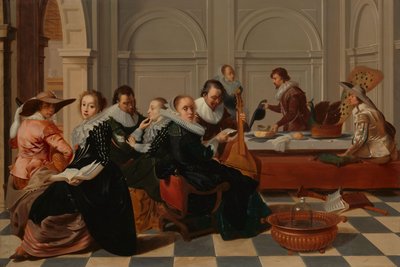 Den musikalske samling af Willem Cornelisz Duyster (copy after)