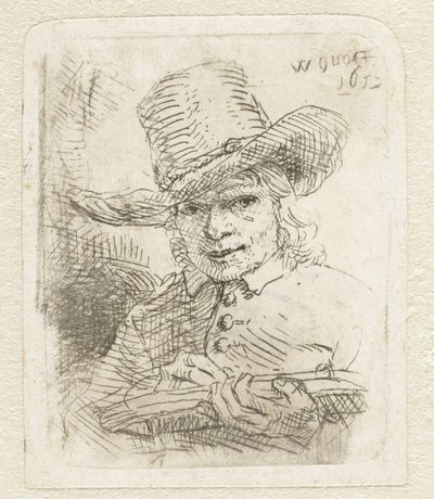Selvportræt af Willem Drost