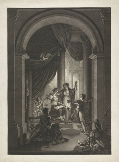 Allegori om frimureriet, ca. 1810-1840 af Willem Grebner