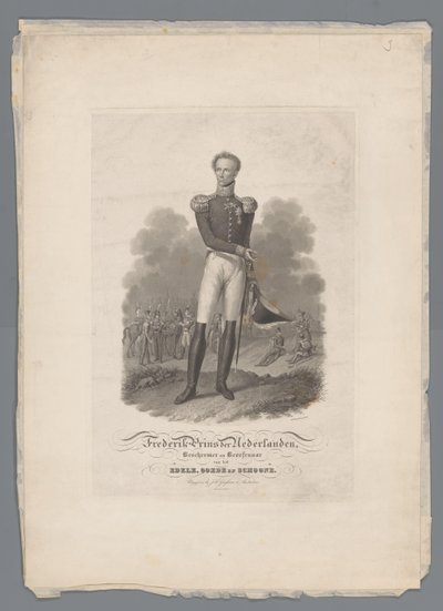 Frederick Prince of the Netherlands, Protector and Practitioner of the Noble, Good and Beautiful (titel på objektet) af Willem Hendrik Hoogkamer