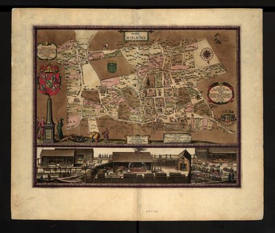 Billede af Wieliczka saltmine af Wilhelm Hondius, Polen af Willem Hondius