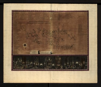 Kort over Wieliczka saltminer af Willem Hondius