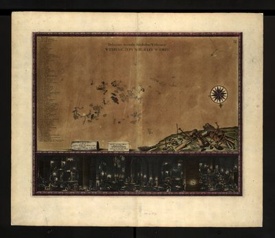 Kort over Wieliczka saltminer af Willem Hondius