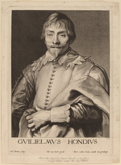Willem Hondius af Willem Hondius after Sir Anthony van Dyck