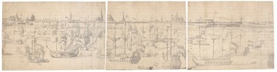Den hollandske flåde på Københavns Red 1658 af Willem I van de Velde