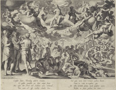 Laatste Oordeel Throne of Justice (serietitel) af Willem Isaacsz. van Swanenburg