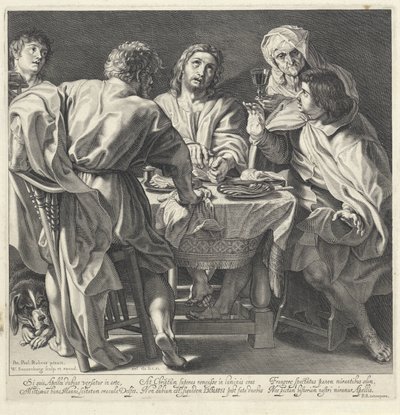 Måltid i Emmaus af Willem Isaacsz. van Swanenburg