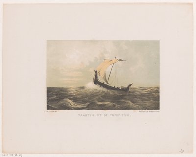Fartøj, 5. århundrede Fartøj fra det femte århundrede (titel på objekt) af Willem Jacob Hofdijk
