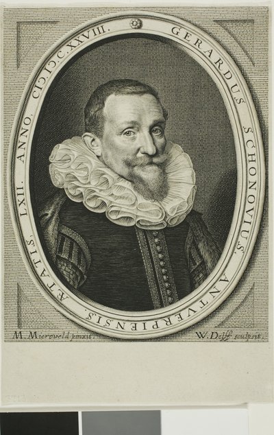 Gerard van Schoonhoven af Willem Jacobsz. Delff