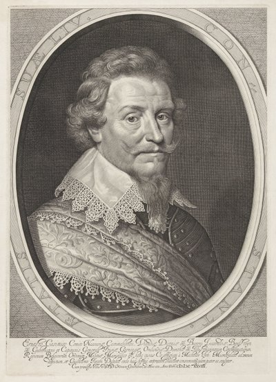 Portræt af Ernst Casimir, greve af Nassau-Dietz af Willem Jacobsz Delff